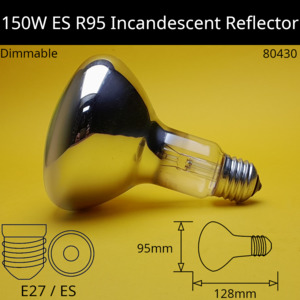 150W ES R95 230V Incandescent Reflector