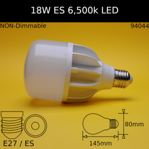 Led Gls Es: 18W 230V ES 1,800lm 6500k Daylight Frosted LED