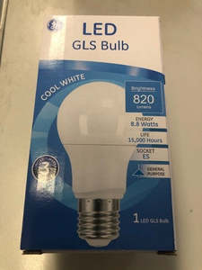 8.8w ES Cool White GLS LED