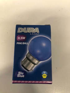 Featured: Coloured BC LED 0.5w Ping Ball Blue