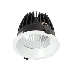 Commercial LED Downlights: R853 Ecolight 165mm White Downlight The Lighting Centre NZ