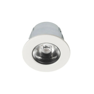 Fire Rated LED Downlights: Zela Fixed Narrow Beam Lens Fire-Rated Downlight The Lighting Centre NZ