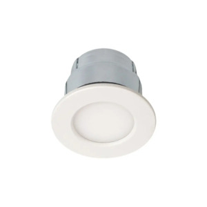 Fire Rated LED Downlights: Zela Fixed Opaque Lens Fire-Rated Downlight The Lighting Centre NZ
