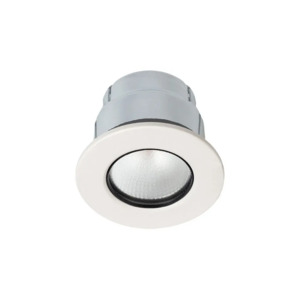 Fire Rated LED Downlights: Zela Fixed Prismatic Lens Fire-Rated Downlight The Lighting Centre NZ