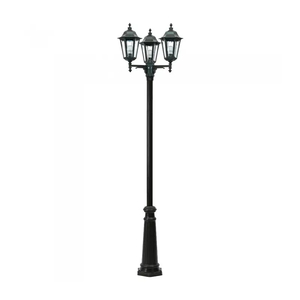 Post and Pole Lanterns: Duralite Pole Lantern 3 Light The Lighting Centre NZ