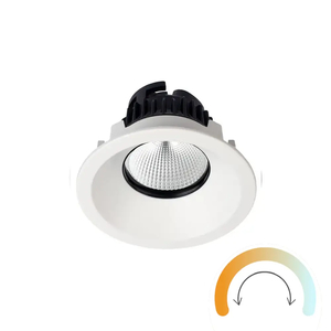 Tunable White LED Downlights: Zela Deep Fixed Clear Lens Tunable LED Downlight - Casambi The Lighting Centre NZ