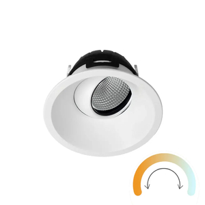 Zela Deep Tilt Clear Lens Tunable LED Downlight - Casambi The Lighting Centre NZ