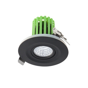 Aster LED Exterior Tilt Round Stainless Downlight The Lighting Centre NZ