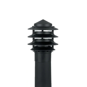 Louvered Bollard Pole Mount The Lighting Centre NZ
