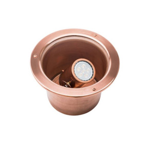 Inground Uplights: Lawn Light Uplight Spun Copper The Lighting Centre NZ