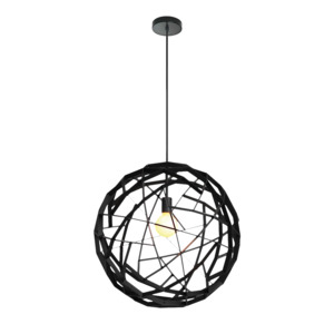 Chorus Black Timber Pendant The Lighting Centre NZ