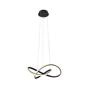 Chandeliers: Cossata LED Pendant Black with Silicone Lens The Lighting Centre NZ