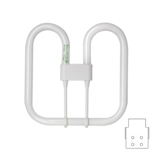 2D Fluorescent 4 PIN 38W 827 The Lighting Centre NZ