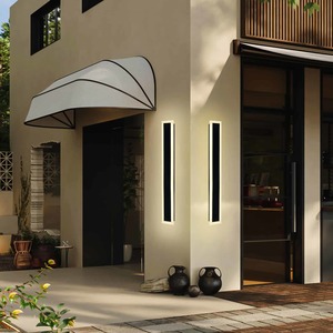 Hendrick Exterior LED Wall Light 1200mm Black The Lighting Centre NZ