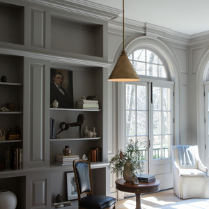 Pendants: Arti 380mm Medium Pendant with Metal Shade The Lighting Centre NZ