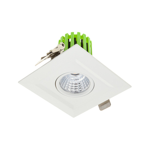 Residential LED Downlights: Aster Tilt Square LED Downlight The Lighting Centre NZ