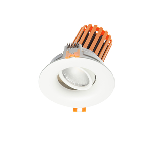 Residential LED Downlights: Curve Tilt Single LED Downlight White The Lighting Centre NZ