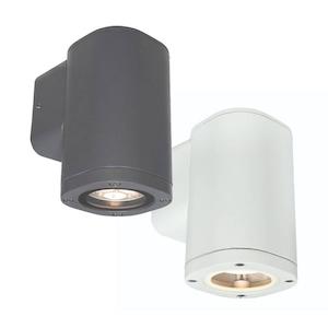Outdoor Wall Light: Glenelg Outdoor LED Fixed Wall Light in Charcoal or White