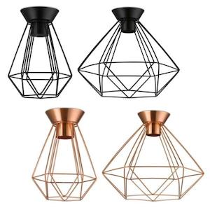 Tarbes DIY Batten Fix Small/Large in Black/Copper Eglo Lighting - 203312, 203313&hellip;