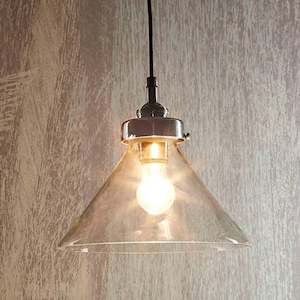 Kitchen Lighting: Franklin Pendant Light 1x60w E27 in Antique Silver Emac & Lawton Lighting - ELPIM51108AS