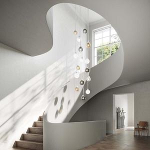 Lightco: Parlour Lite Sphere Pendant Light in Black or White With Amber/Clear/Smoke/White Shade