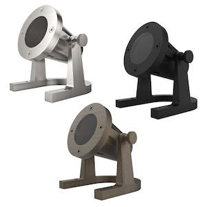 Pool Lights: AQL-415 Hydra Pond Light 1Lt Brushed Chrome, Black, Aged Brass