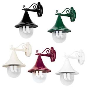 Federation Lights: GT-654 Monaco Wall Bracket IP43 Domus Lighting - 15812, 15813, 15814, 15815, 15817