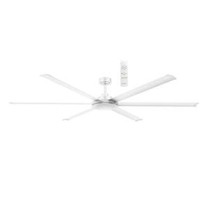 Ceiling Fans: 72" Albatross II Smart DC Ceiling Fan Matt White MDCAW + MDCAB180W Martec Lighting