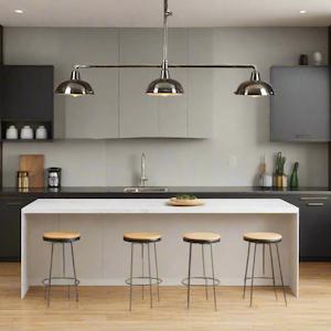 Hampshire 3 Arm Pendant Light 3x40w E27 Emac & Lawton Lighting - ELPIM59936AS
