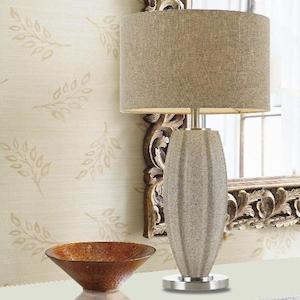 Axis Table Lamp E27 in Cream/Beige, Marble/White Telbix Lighting - AXIS TL-CR/BE&hellip;
