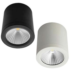 Sura LED COB Downlight 10w 3000k/4000k in Black or White