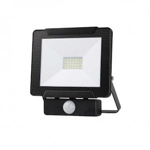 Sensors: Dino LED Floodlight Black in 20w with PIR Sensor Mercator Lighting - PL-MX10220BLK/SEN