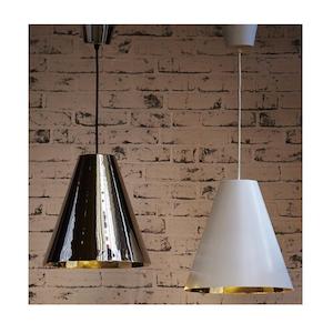 Conrad Pendant Light 1x60w E27 in White Silver, Silver or Copper Emac & Lawton L&hellip;