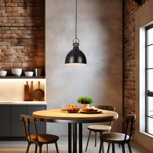 Kitchen Lighting: Market Dome Pendant Light (Copper, Chrome or Black)