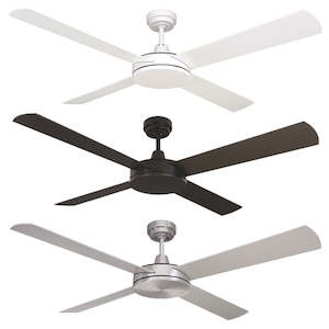 Fan W O Light: Luna AC Ceiling Fan 1300mm (52") Mercator Lighting - PL-FC550134