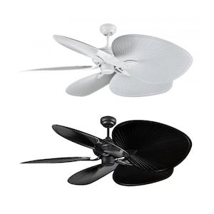 Havana 52" (1320mm) AC Ceiling Fan Only in White or Bronze Ventair - HAV1305WH, HAV1305BZ