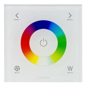 RGBC or RGBW LED Strip Touch Panel Wall Controller