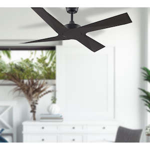 Modn-4 AC LED Ceiling Fan w/ Light 52" (1320mm) in Black or White 360 Innovation&hellip;