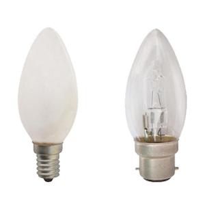 18w, 28w Halogen B22, E27, B15, E14 Candle Globe Warm White 2800k PL-CLAHACAN Dimmable