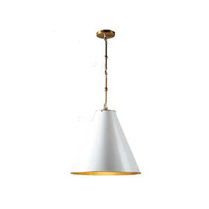 Monte Carlo Pendant Light 600mm in Brass Lining Emac & Lawton Lighting - ELPIM51946AB