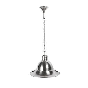 Designer Pendants: Chicago Bell Shape Pendant Light 1x60w E27 in Antique Silver Emac & Lawton Lighting - ELPIM589990AS