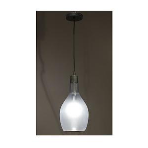 Designer Pendants: Windgate Pendant Light 1x40w E27 in Grey Emac & Lawton Lighting - ELDF2151