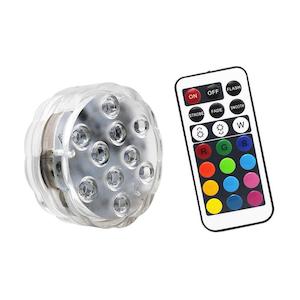 Pool Lights: LED Floating Pool Light RGB All Colours With Remote Submersible Havit Lighting - HV9940
