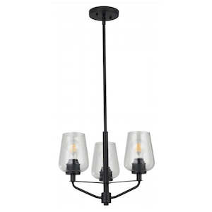 Dalton Pendant Light 3Lt in Matt Black