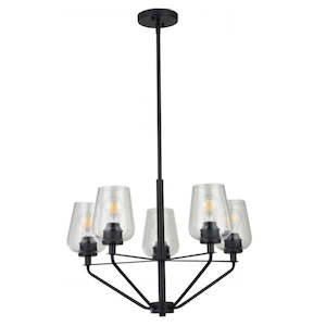 Lighting Inspirations: Dalton Pendant Light 5Lt in Matt Black
