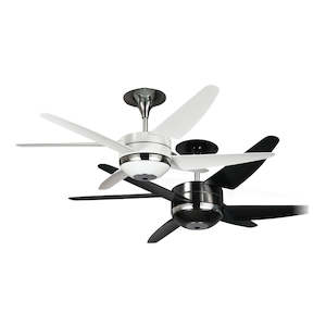 V6 56" (1400mm) AC Ceiling Fan Only w/ 2x3 Blade in White or Gunmetal Ventair - &hellip;