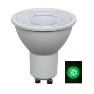 Gu10 Globes: GU10 LED Coloured Globes Green CLA Lighting GU10G01