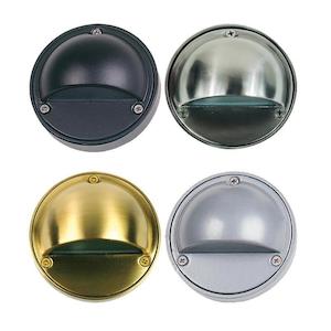 Step Lights: Luna Outdoor Step Light Oriel Lighting OL7753BK, OL7753SS, OL7753BRS