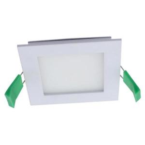 Step Lights: Flush LED Step Light Square in Brushed Nickel or White (3k/4k/5k) Martec Lighting - MLFS