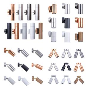 Industrial Lights: Outdoor Wall Light MR16 in Different Styles & Colours CLA Lighting - PL-PMUD, PL-PM1F, PL-PM1A, PL-PM2A